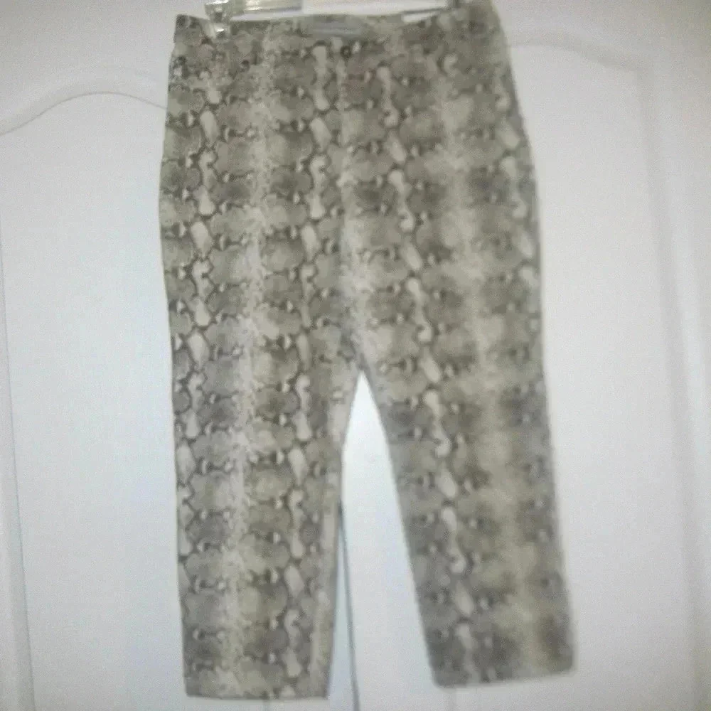 NWT CHICO’S  Platinum Ankle Crop Pants Size 2 (US 12/14)